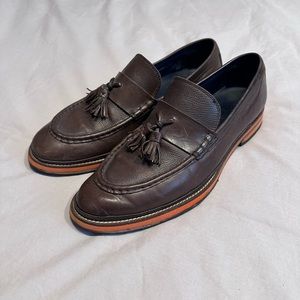 Cole Haan Brown Leather Tassel Loafers - Men’s 11